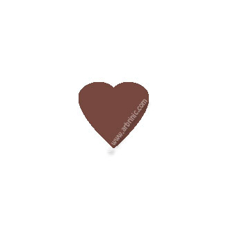 KAM Snaps T5 - Chocolate B26 - 20 HEART sets