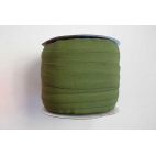 Fold Over Elastic 1 inch Olive green (100m roll)