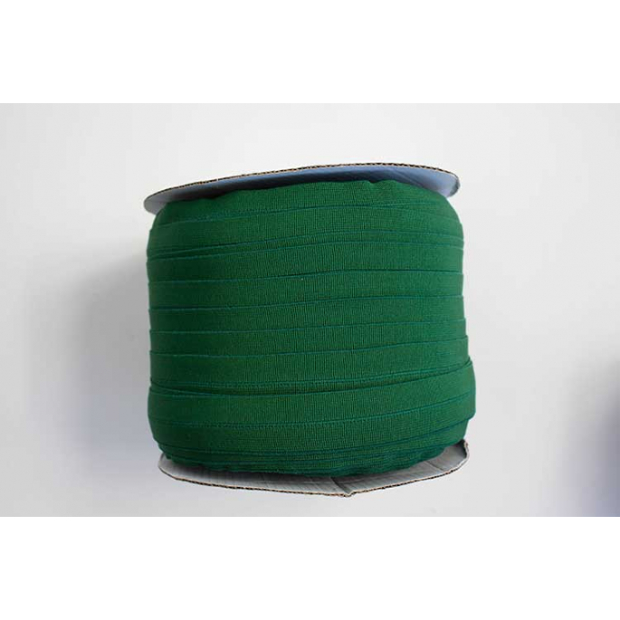 Fold Over Elastic 1 inch Forest green (100m roll)
