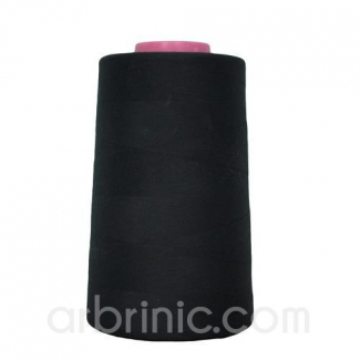Polyester Serger and sewing Thread Cone (4573m) Black