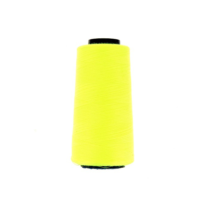 Polyester Serger and sewing Thread Cone (2743m) Neon Yellow