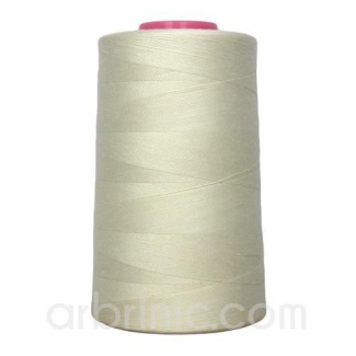 Polyester Serger and sewing Thread Cone (4573m) Ecru