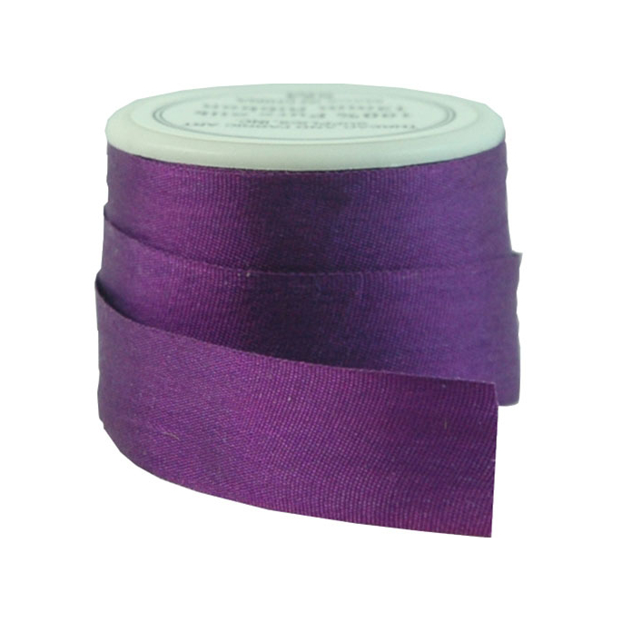 Ruban Soie 13mm Violet (bobine 5m)