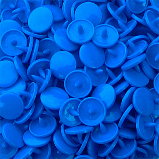 Pressions KAM T3 - Bleu aqua B8 - 100 jeux RONDS