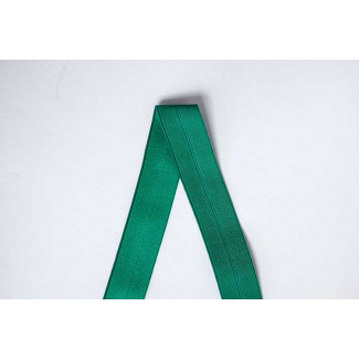Biais élastique 2.5cm Vert foret (1m)