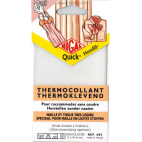 Pièce thermocollante NIGAL Quick - Tissu synthétique léger Blanc