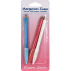 Crayons marqueurs pour tissu (3 couleurs)