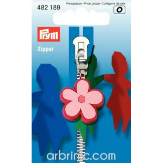 Zip puller Flower PRYM