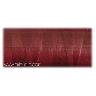 Fil polyester QA 500m Couleur 210 Rouge Foncé