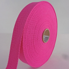 Cotton Webbing 23mm Pink (15m roll)