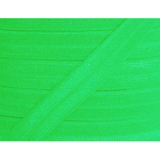Shinny Fold Over Elastic 15mm Apple Green (by meter)