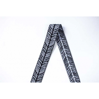 Biais élastique 2.5cm Print Zebra (1m)