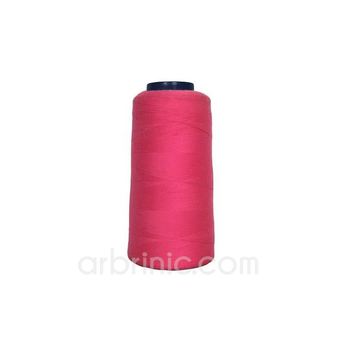Polyester Serger and sewing Thread Cone (2743m) Raspberry Pink