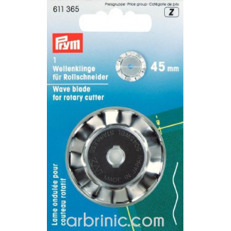 Wave Blade for PRYM rotary cutters 45mm (x1)