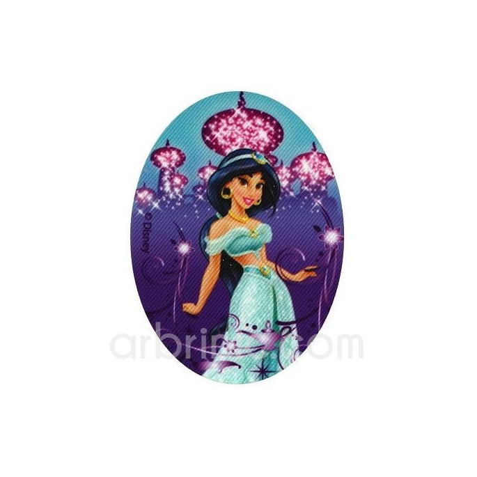 Iron-on printed Patch Princess Jasmine Aladdin