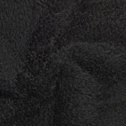 Teddy Oekotex - Black - width 160cm (per meter)