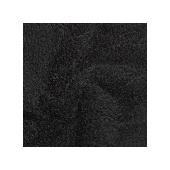 Teddy Oekotex - Black - width 160cm (per meter)