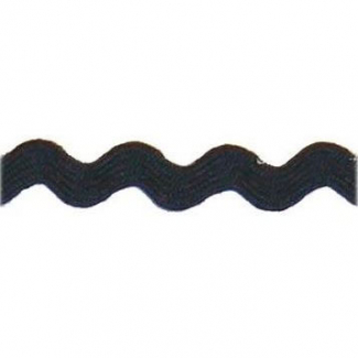 Croquet zigzag 6mm Marine (bobine 50m)