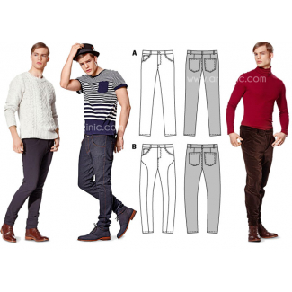 Burda Young 7138 Patron Jeans & Pantalon