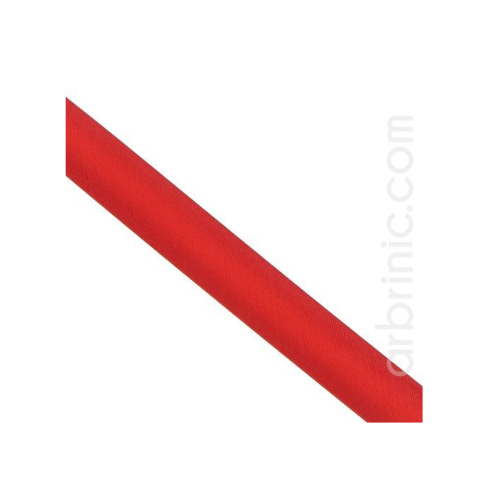 Biais Satin 20mm Rouge (au mètre)