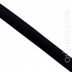 Satin Bias Binding 20mm Black (by meter)