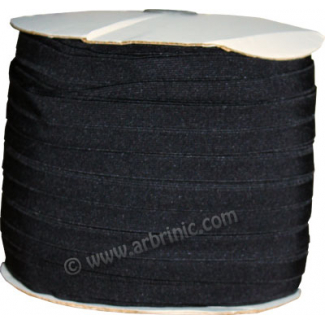 Fold Over Elastic 1 inch Black (100m roll)