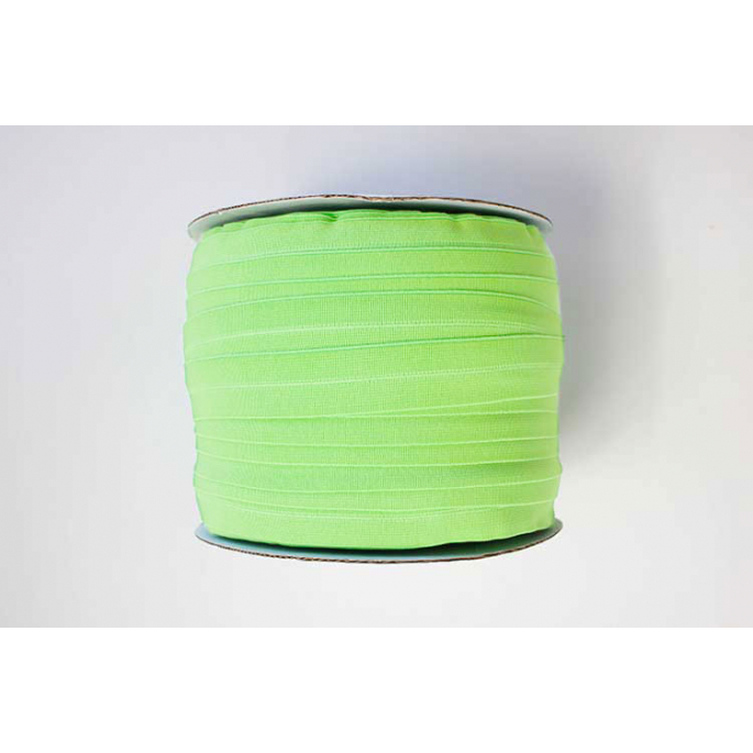 Fold Over Elastic 1 inch Pistachio green (100m roll)