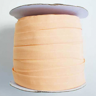 Fold Over Elastic 1 inch Peach (100m roll)