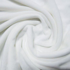 Velours cotton Oekotex White (by meter)