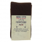 Coat Waist Binding Ready to sew Brown