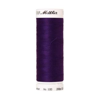 Fil polyester Mettler 200m Couleur n°0046 Violet Profond