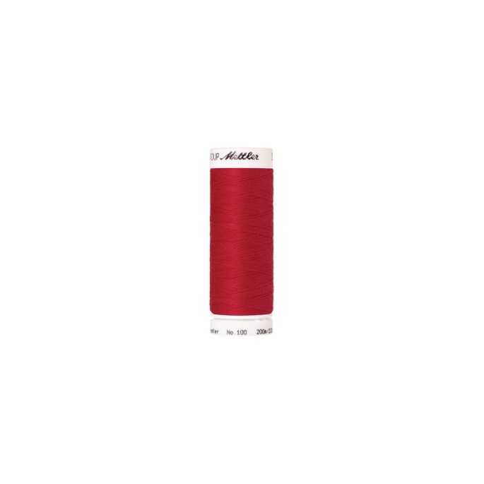Fil polyester Mettler 200m Couleur n°0102 Rouge Poinsettia