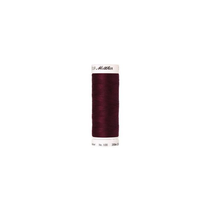 Fil polyester Mettler 200m Couleur n°0109 Bordeaux