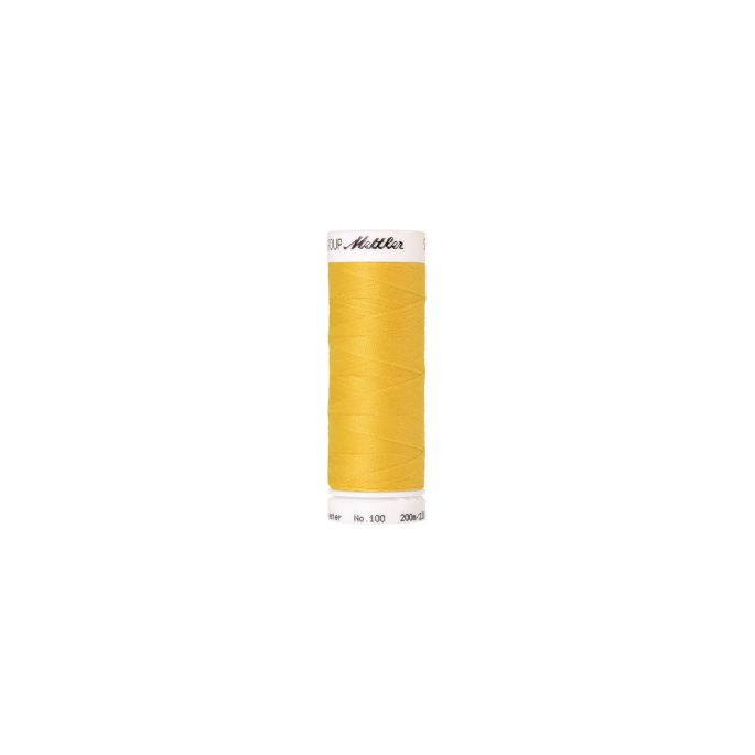 Fil polyester Mettler 200m Couleur n°0120 Jaune Soleil