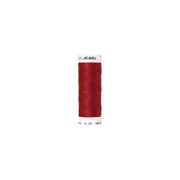 Fil polyester Mettler 200m Couleur n°0504 Rouge Pompier