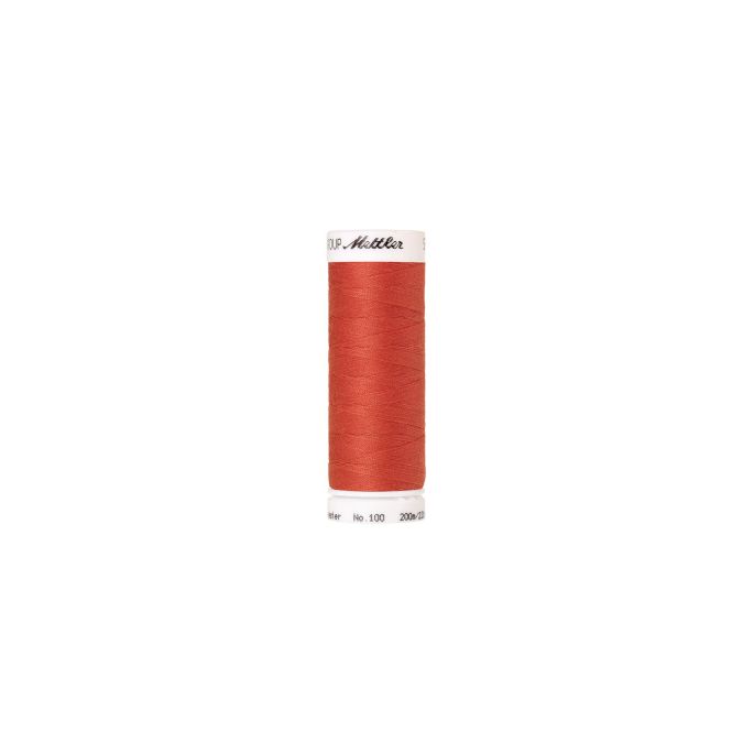 Fil polyester Mettler 200m Couleur n°0507 Rouge Tuile