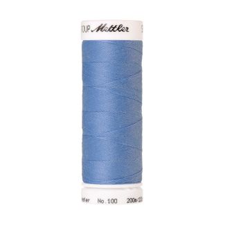 Fil polyester Mettler 200m Couleur n°0818 Bleu Doux