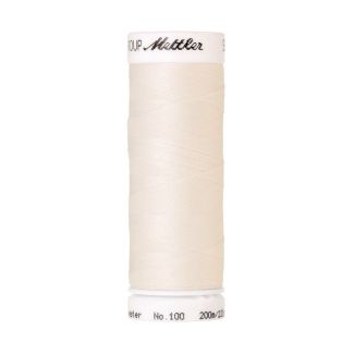 Mettler Polyester Sewing Thread (200m) Color #1000 Eggshell