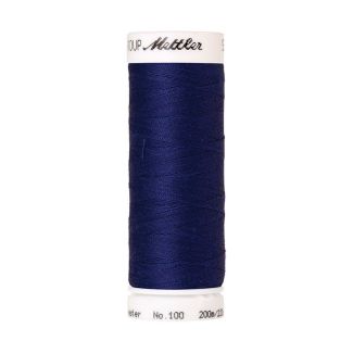 Fil polyester Mettler 200m Couleur n°1078 Bleu Flamme