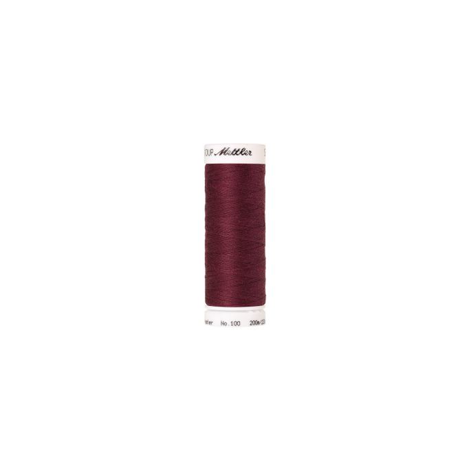 Fil polyester Mettler 200m Couleur n°1461 Bordeaux Rouge