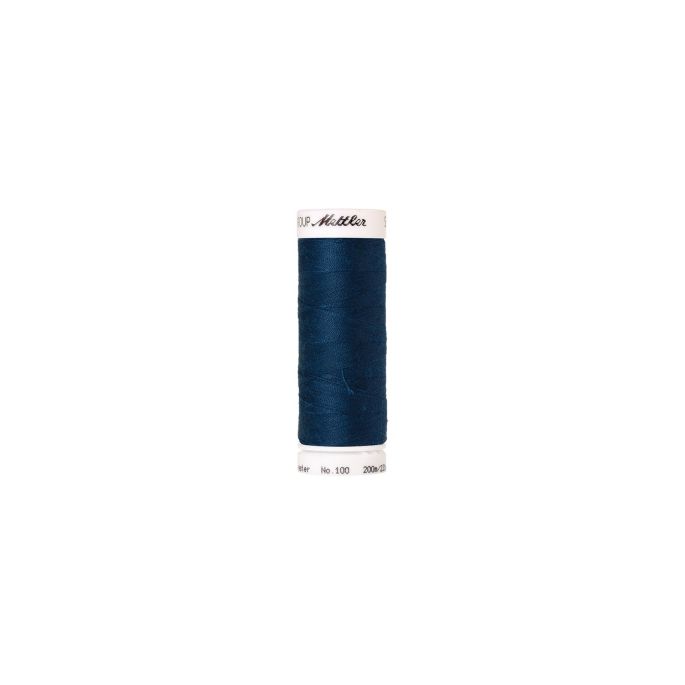 Fil polyester Mettler 200m Couleur n°1471 Bleu Mer Profonde