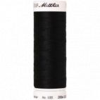 Fil polyester Mettler 200m Couleur n°4000 Noir
