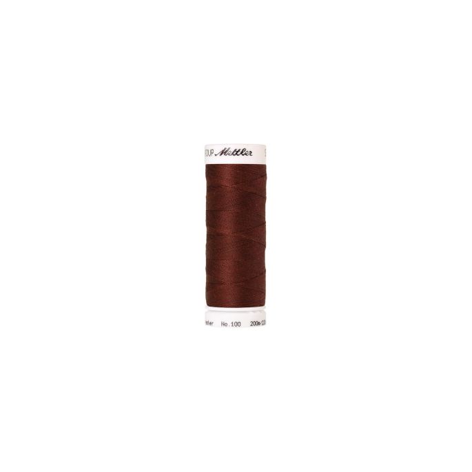 Fil polyester Mettler 200m Couleur n°0196 Grain de Café