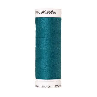 Fil polyester Mettler 200m Couleur n°0232 Bleu Canard