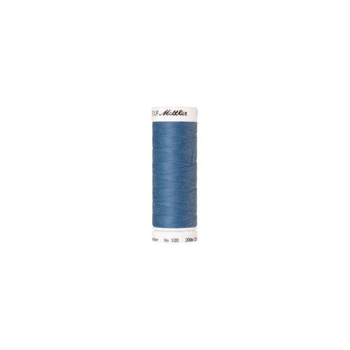 Fil polyester Mettler 200m Couleur n°0273 Bleu Ecume