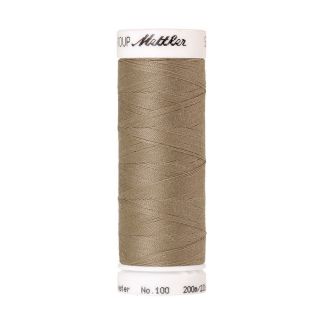 Fil polyester Mettler 200m Couleur n°0379 Pierre Brune