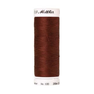 Fil polyester Mettler 200m Couleur n°0634 Rouge Ocre