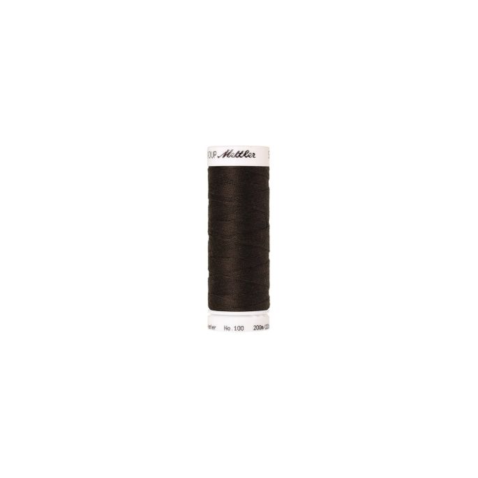 Fil polyester Mettler 200m Couleur n°1382 Poivre Noir