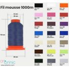 Fil Mousse Polyester (1000m) Vert Bouteille