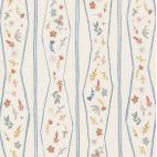 Organic cotton Popeline A House in Bloom Lydia Ivory Multi Form Cloud9